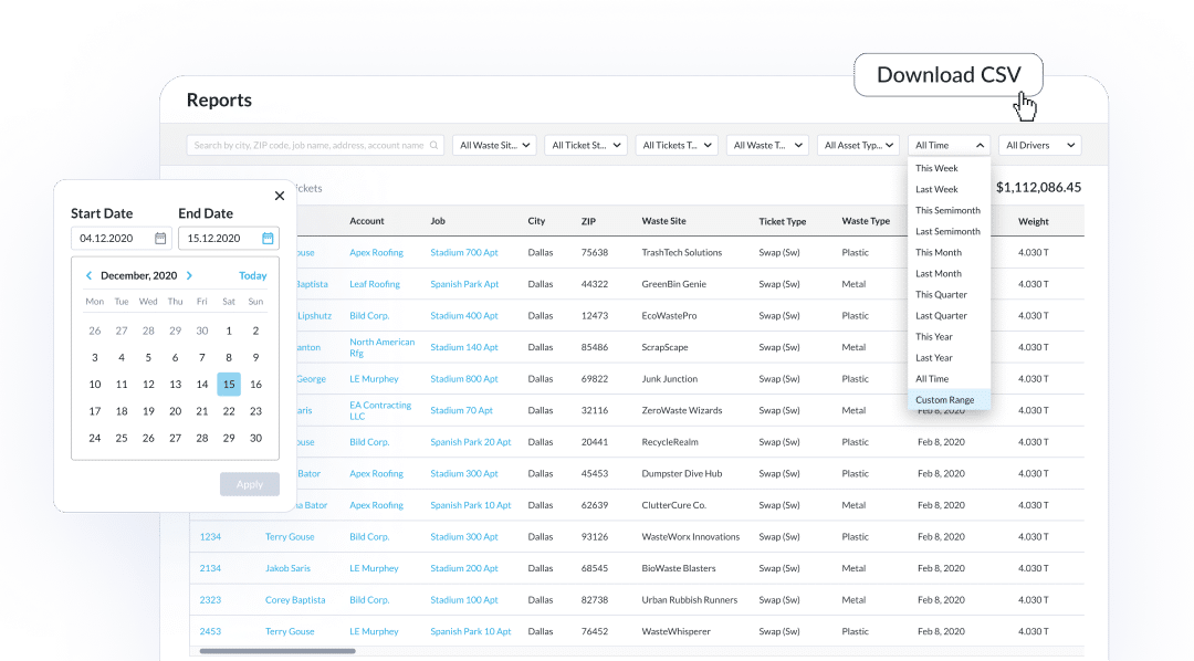 Customized Reporting